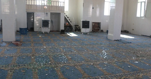 YPG/PKK’nın saldırdığı cami görüntülendi