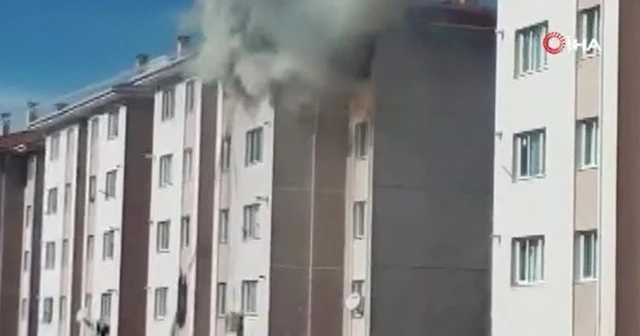 Depremin vurduğu Elazığ'da yangın