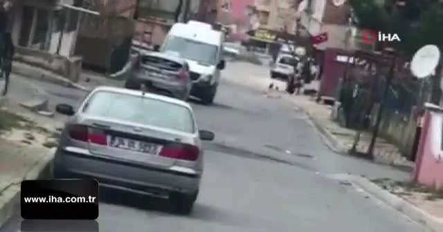 Horozun intikamı! Postacıdan intikam aldığı anlar kamerada