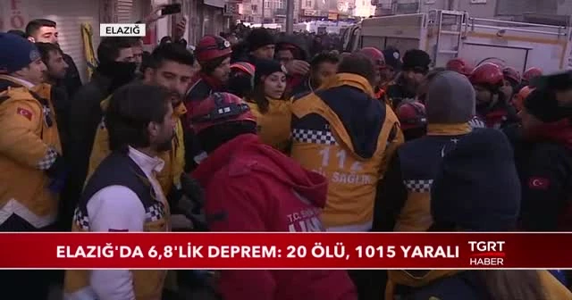 TGRT Haber canlı yayınında kurtarma anı