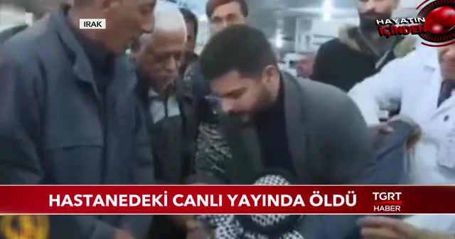 Hastanedeki canlı yayında kalp krizi geçirerek öldü