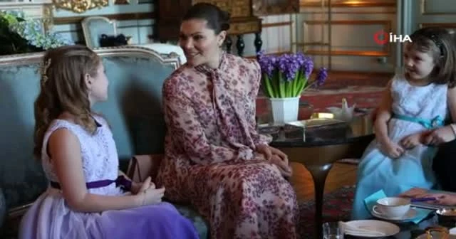 İsveç Prensesi Victoria ölümü bekleyen çocuğun hayalini gerçekleştirdi
