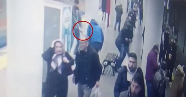 Otogar metro istasyonunda dehşet anları!