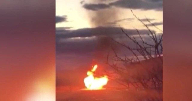 Ağrı'da Türkiye-İran doğal gaz boru hattında patlama
