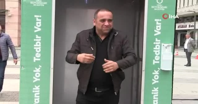 Ordu’da korona virüse karşı 'dezenfekte tüneli'