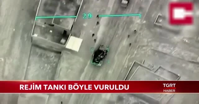 Rejim tankı böyle vuruldu