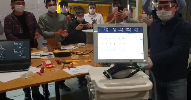 Yerli solunum cihazının ilk prototipi denendi! İşte o görüntüler