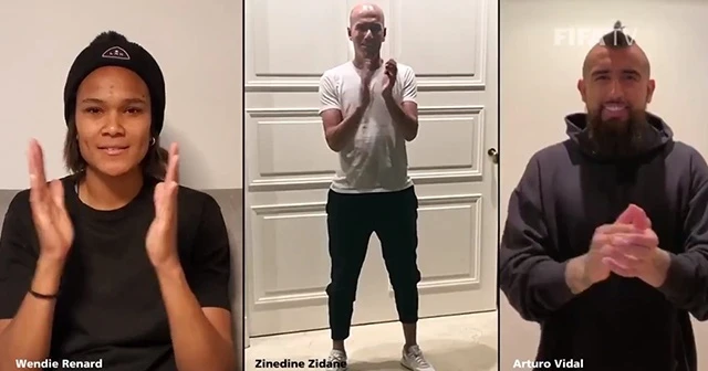Dünya yıldızları sağlık çalışanlarını alkışladı