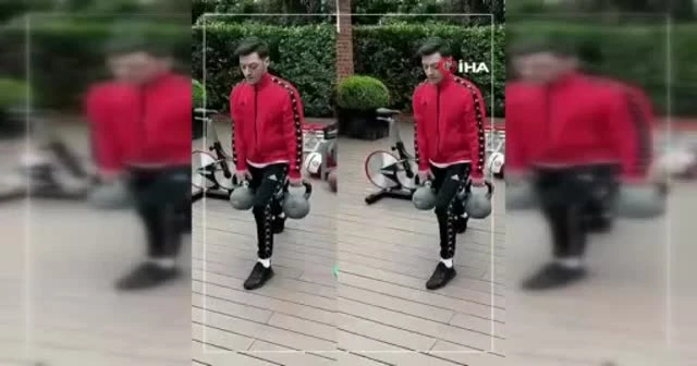 Mesut Özil çalışmalarını sürdürüyor
