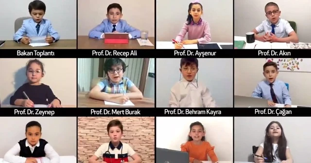 Sağlık Bakanı Koca'dan 23 Nisan'a özel çocuk üyelerden oluşan Bilim Kurulu videosu