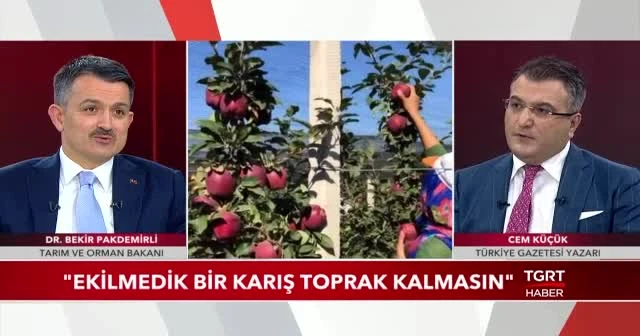 Tarım ve Orman Bakanı Bekir Pakdemirli: Hazine arazilerini tarıma kazandıracağız