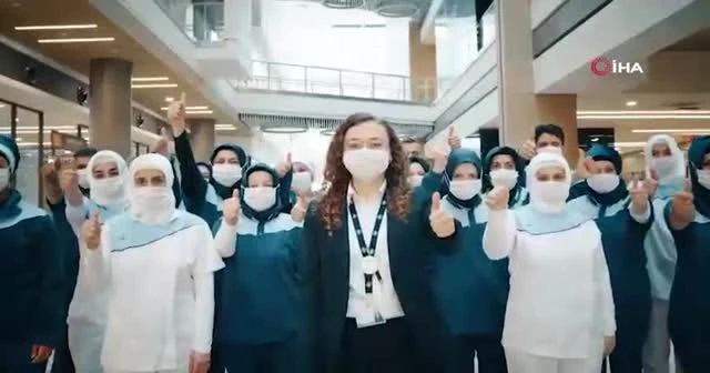 Bakan Koca, Başakşehir Çam ve Sakura Şehir Hastanesi’nin videosunu paylaştı