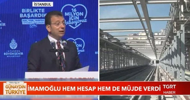 İmamoğlu hem hesap hem de müjde verdi!