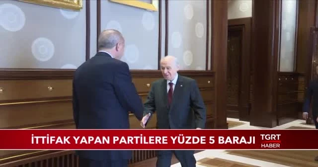 İttifak yapan partilere yüzde 5 barajı