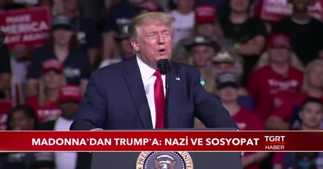Madonna Trump'ı yerden yere vurdu