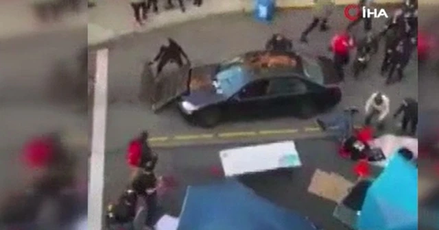 Seattle'daki gösterilerde bir kişi protestoculara ateş açtı
