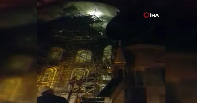 Ayasofya Camii’nde akustik ses denemesi