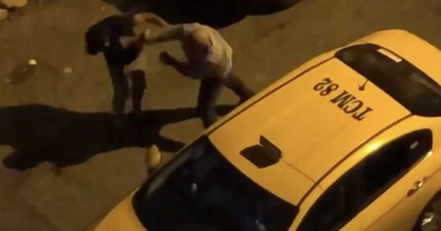 İstanbul’da taksici terörü kamerada
