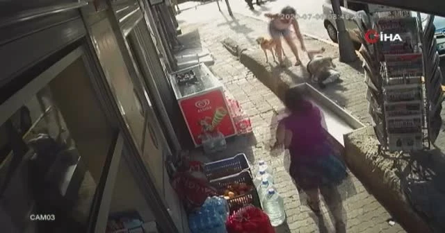 İstanbul’un göbeğinde kadına silahlı saldırı dehşeti kamerada