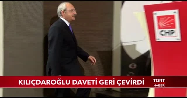 Kılıçdaroğlu ve İmamoğlu daveti geri çevirdi