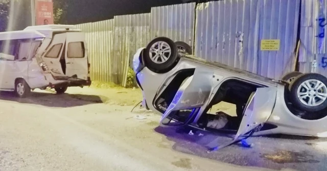 Maltepe sahil yolunda takla atan aracın sürücüsü kayıplara karıştı: 3 kişi yaralandı
