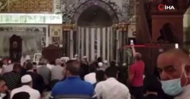 Mescid-i Aksa'da teşrik tekbiri getirildi
