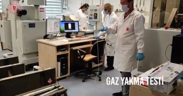 Bakan Dönmez, bulunan doğalgazın test edildiği videoyu paylaştı