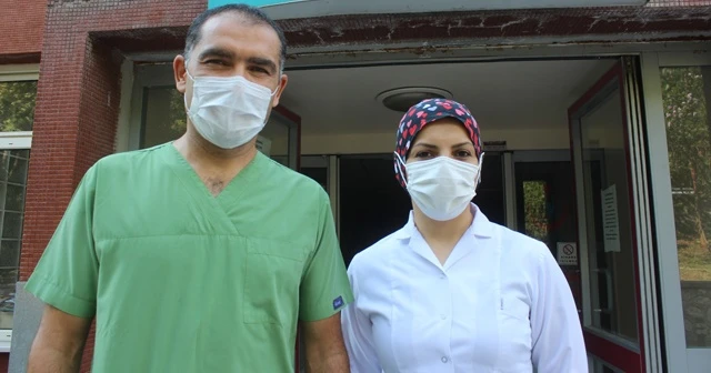 Bakan Koca’nın örnek gösterdiği sağlıkçı çift İHA’ya konuştu