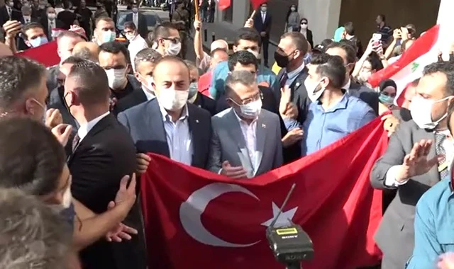 Beyrut'ta 'Cumhurbaşkanı Erdoğan' sesleri