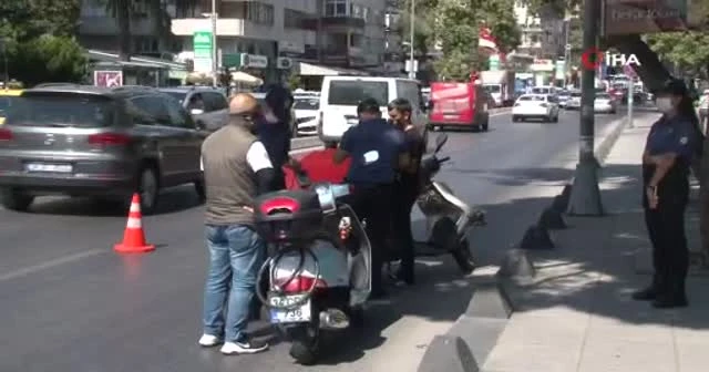 Kadıköy'de hava destekli motosiklet denetimi gerçekleştirildi