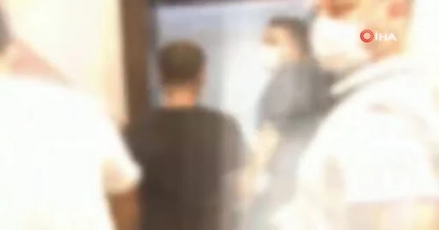 Polis merkezine EYP atıldığı anlar kamerada