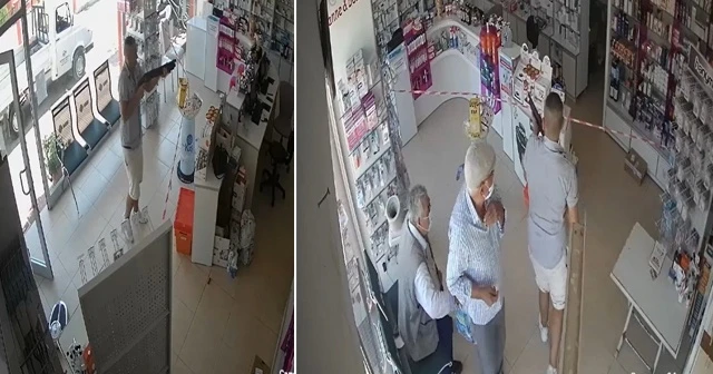 Pompalı tüfekle eczanenin içerisine girerek, rastgele ateş etti