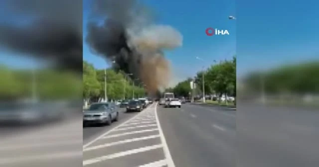 Rusya'da benzin istasyonunda LPG tankı patladı: 4 yaralı