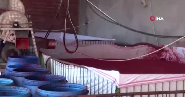 Sosyal medyada dans ederek salça yapılan işyerine baskın
