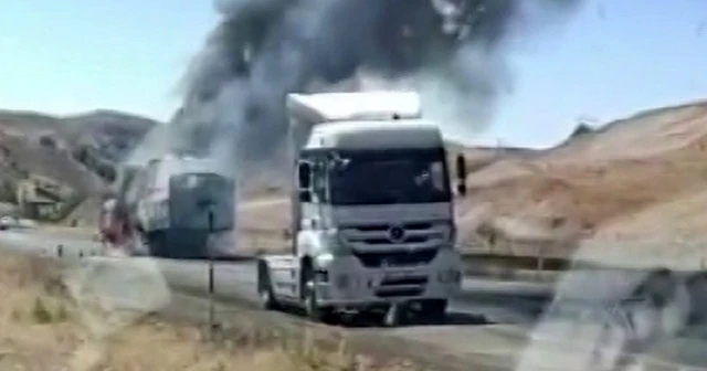 Tır dorsesinde patlama