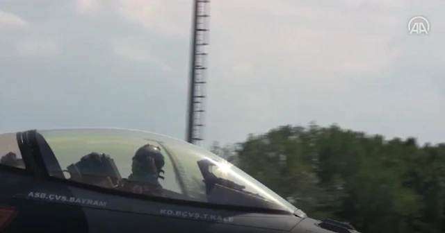 TurAz Kartalı tatbikatında Türk F-16'ları Azerbaycan uçaklarıyla uçuş gerçekleştirdi