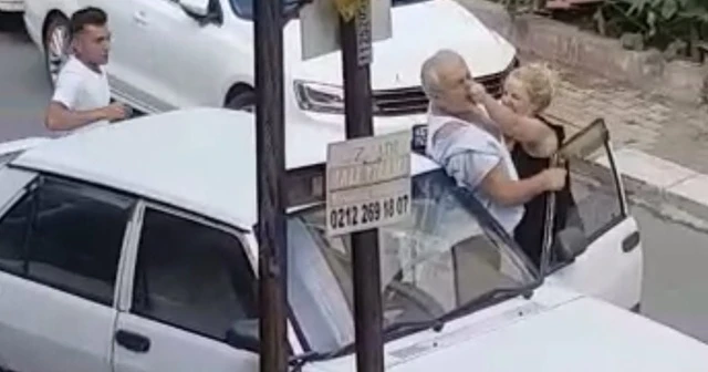 Yol verme kavgasında önce tokat attı sonra dayak yedi