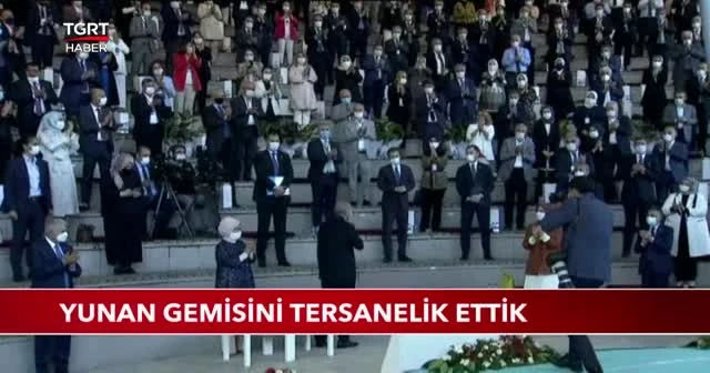 Yunan gemisini tersanelik ettik