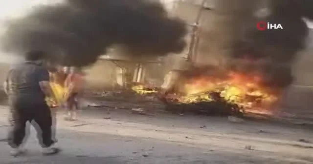 Afrin'de bomba yüklü araç patladı
