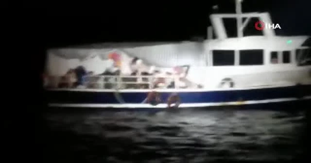 Alanya açıklarında 120 kaçak göçmen yakalandı