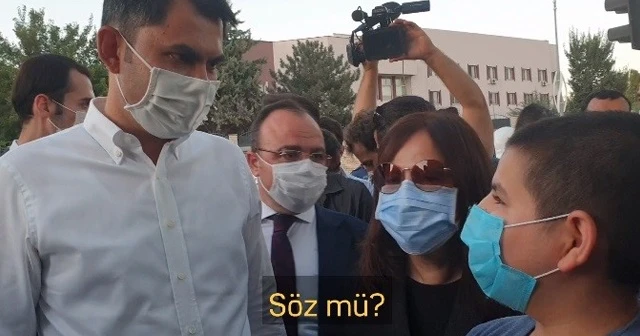 Bakan Kurum ile Emre'nin gülümseten diyaloğu