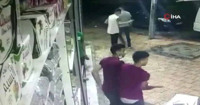 Bıçaklı gasbı böyle izlediler