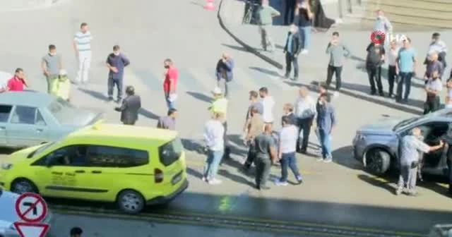 Erzurum’da trafik kazası yumruklu kavgaya dönüştü