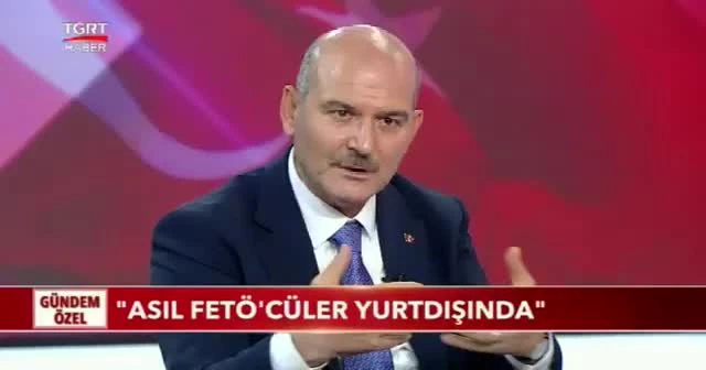 İçişleri Bakanı Soylu: Asıl FETÖ’cüler yurt dışında
