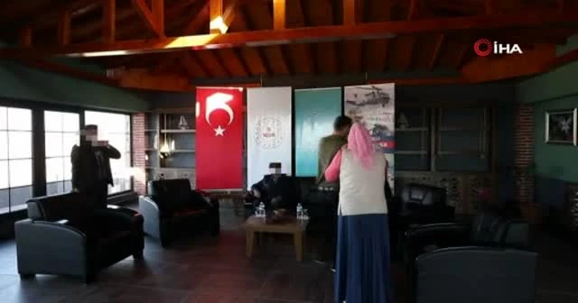 İkna edilen örgüt mensubu ailesiyle buluştu