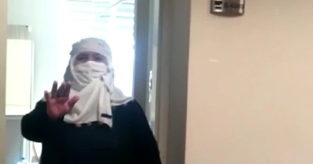 Kovid-19'u yenen 74 yaşındaki kadın hastaneden alkışlarla uğurlandı