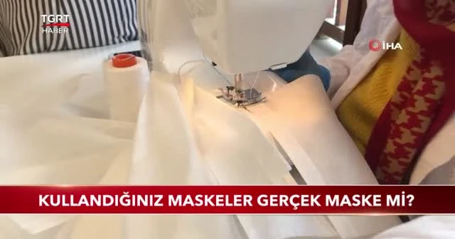 Kullandığınız maskeler gerçek maske mi?