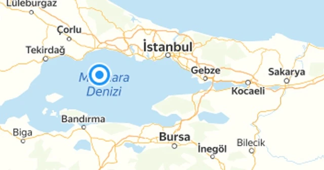 Marmara Denizi'nde deprem