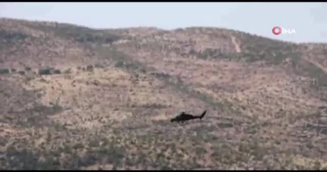 Siirt’te PKK’lı teröristlere ait sığınaklar imha edildi