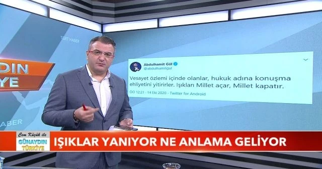 "Işıklar yanıyor" ne anlama geliyor?